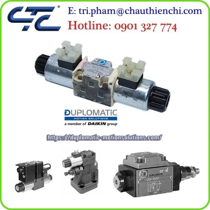 Van thủy lực Duplomatic đại lý tại Việt Nam