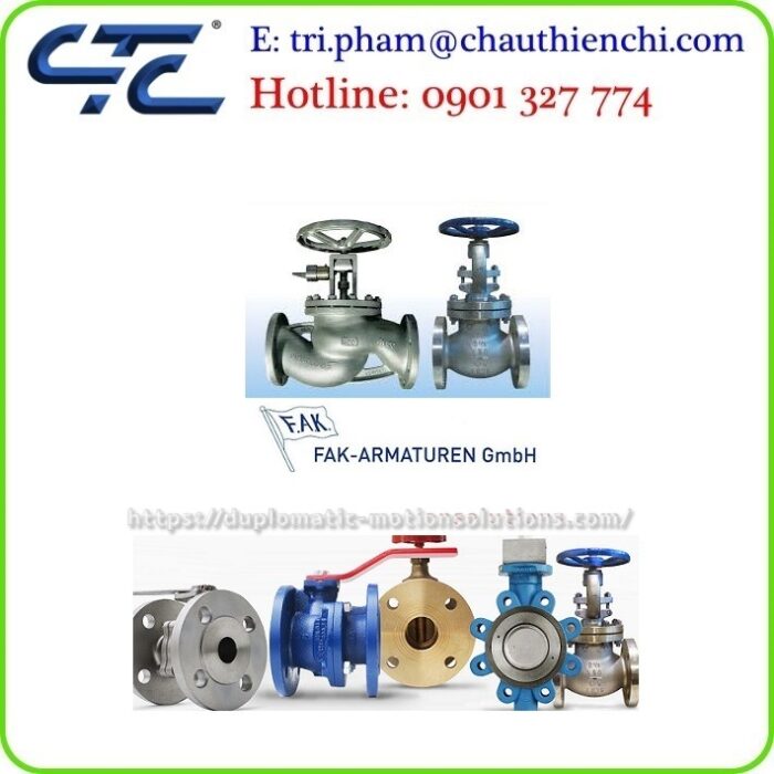Van một chiều FAK-ARMATUREN valve có sẵn 2027